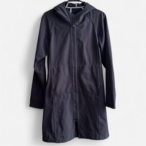 Lululemon Soft Shell Long Parka Rain Jacket in classic black 🖤